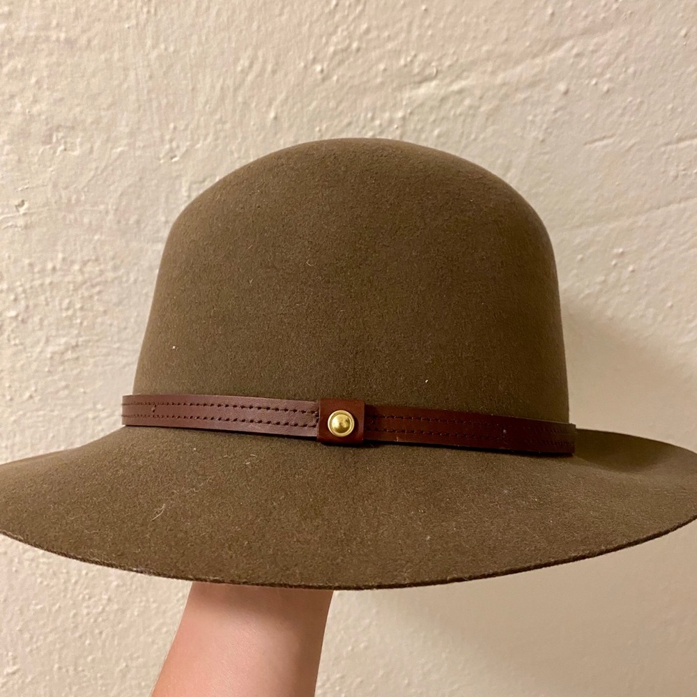 Floppy Brim Felted Wool Fedora